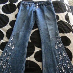 VS London Jean Crystal Jeans Size 6